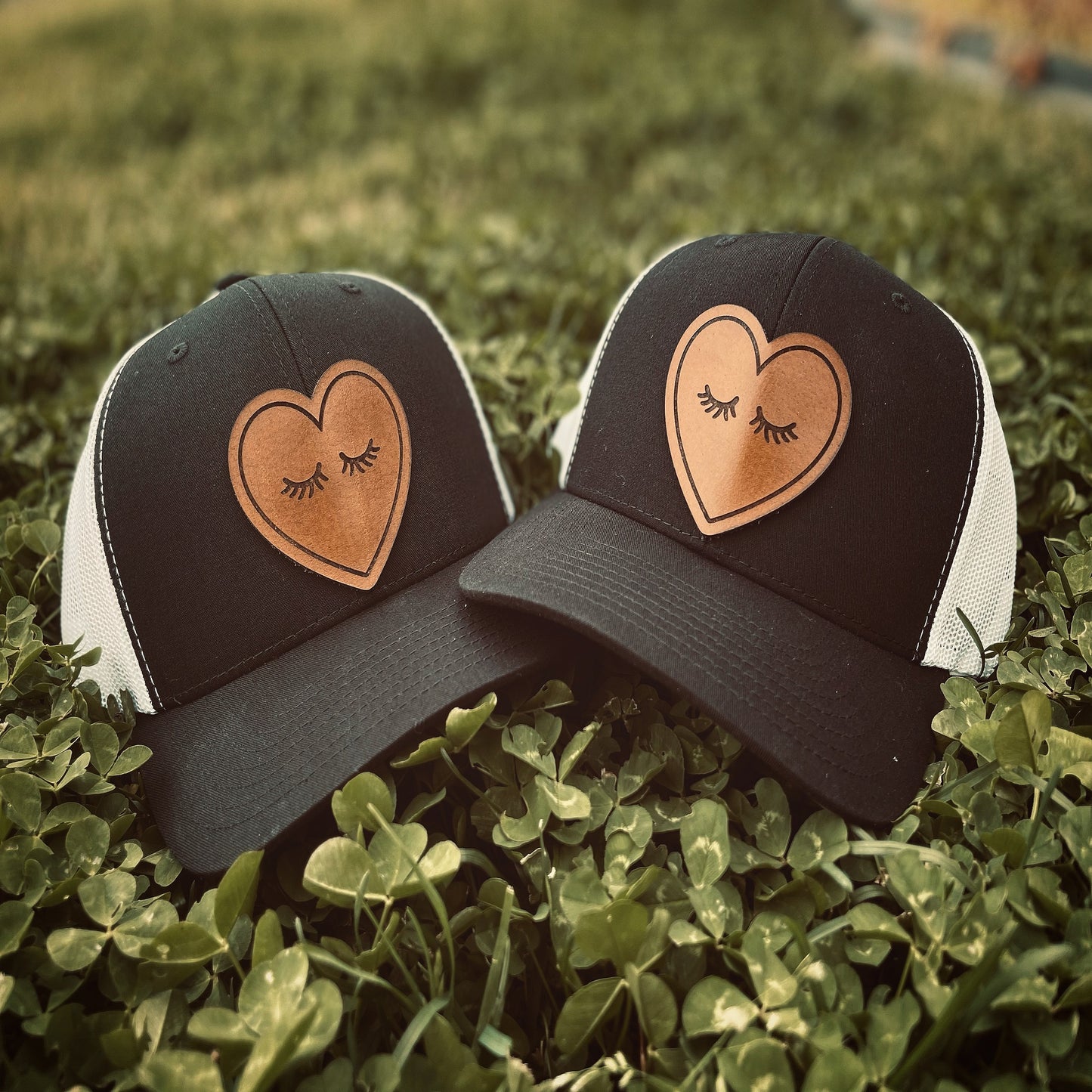 Leather Patch Hats