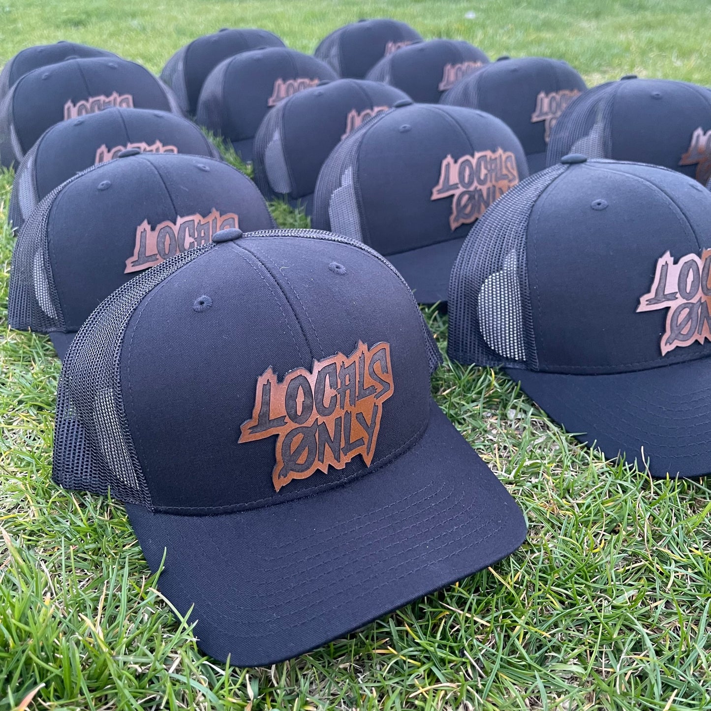 Leather Patch Hats