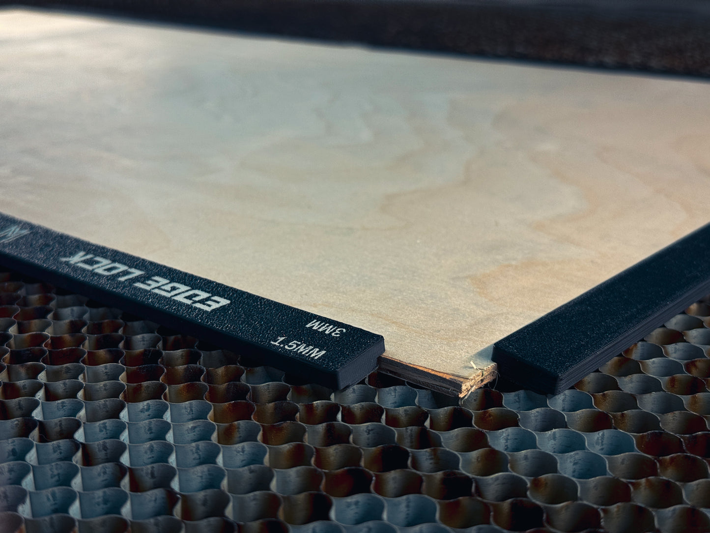Edge Lock – Magnetic Hold Down Bars for Laser Engraving