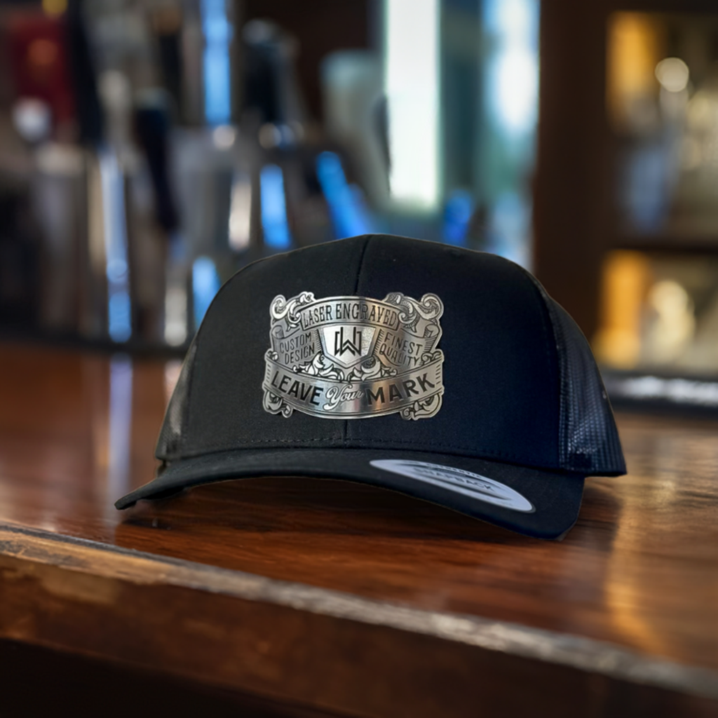 Brushed Nickel Leave Your Mark Hat