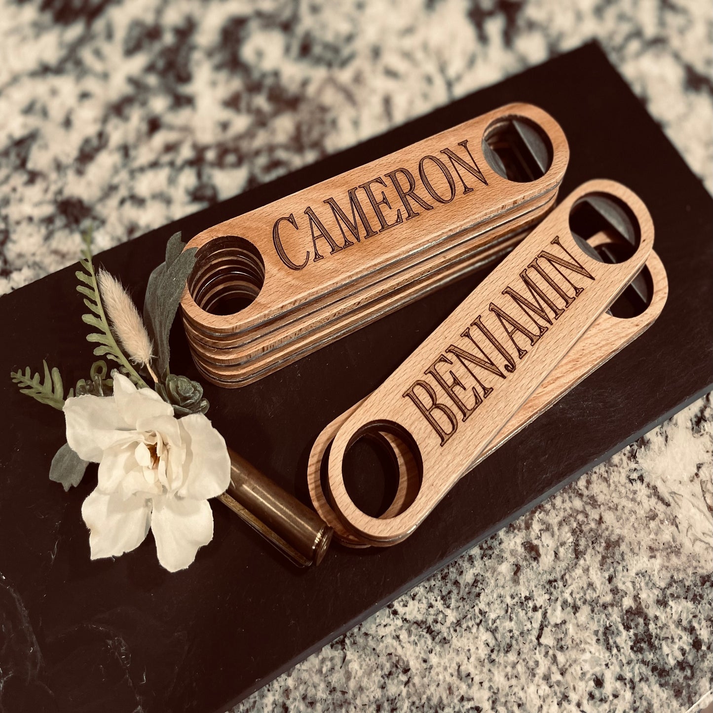 Large Wooden Bottle Opener