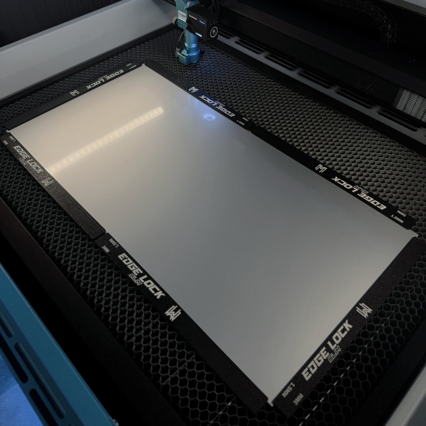 Edge Lock SLIM – Magnetic Hold Down Bars for Laser Engraving